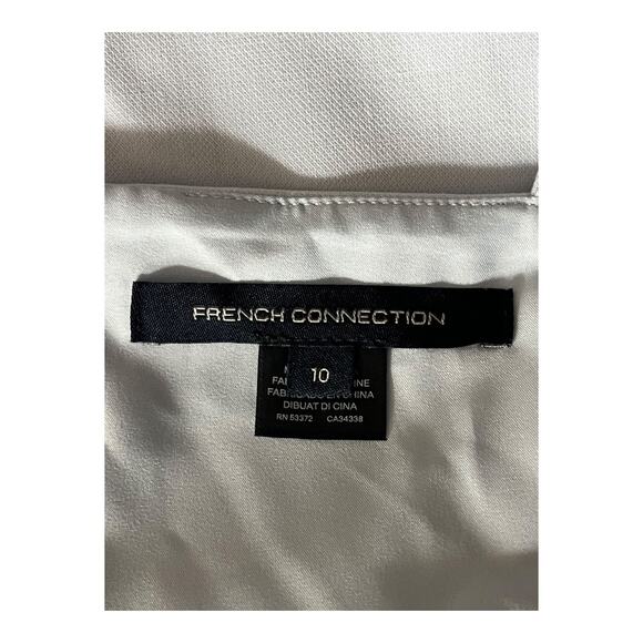 French Connection Dress Whisper envelope skirt light blue size 10 - Picture 5 of 6